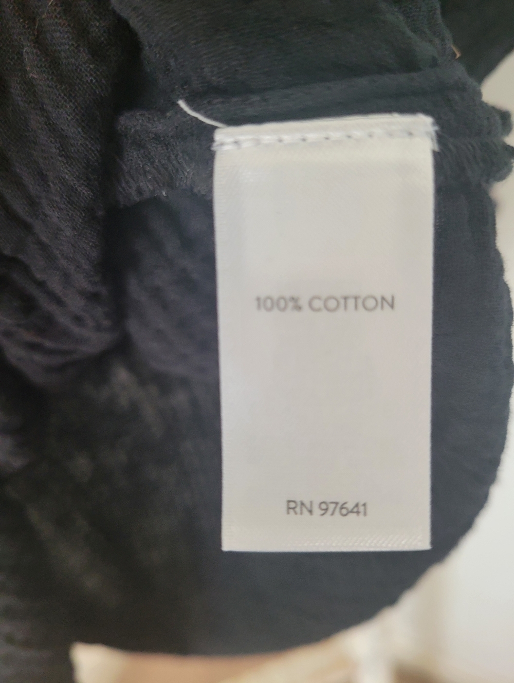 J. Jill 100% Cotton Black Double Gauze Petite XS Button Up - Picture 6 of 6